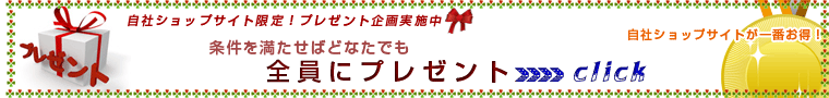 条件を満たせばどなたでも全員にプレゼント